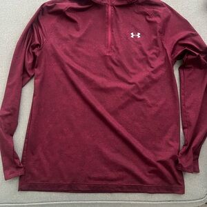 Under Armour Maroon Long Sleeve Pullover